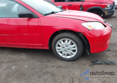 2005 Honda Civic Lx from USA, damaged, VIN 1HGEM21535L063407